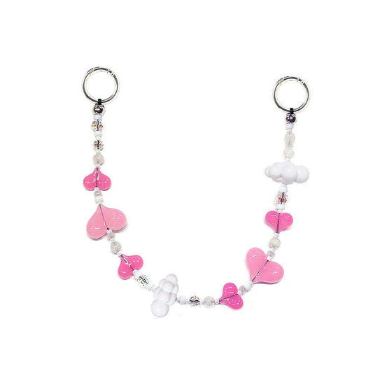 Taschenanhänger PINK CLOUDS - just stuff studio